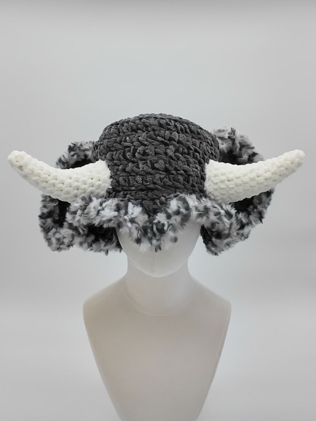 Dark Woolly Bucket Hat